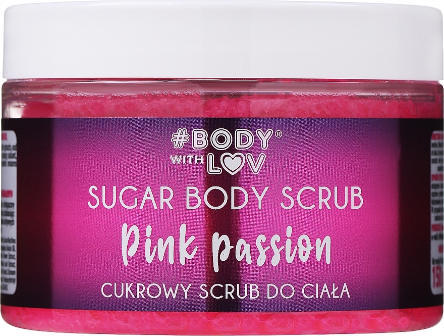 Цукровий скраб для тіла - Body with Love Pink Passion Sugar Body Scrub — фото N2