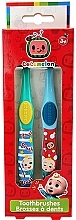 Парфумерія, косметика Набір дитячих зубних щіток - CoComelon Twin Toothbrush