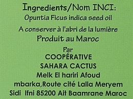Масло опунции инжирной с пипеткой - Efas Saharacactus Opuntia Ficus Seed Oil — фото N2