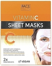Духи, Парфюмерия, косметика Тканевые маски с витамином С - Face Facts Vitamin C Sheet Masks