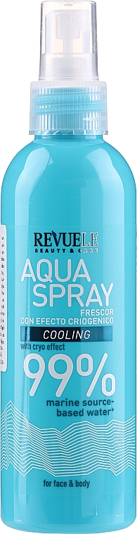 Спрей охлаждающий для лица и тела - Revuele Face&Body Cooling Aqua Spray  — фото N1