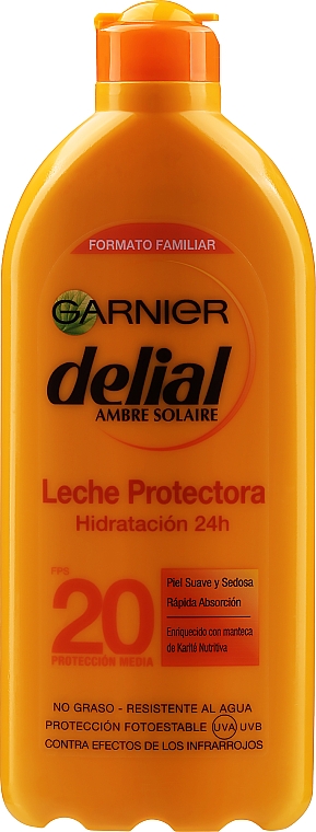 Сонцезахисне молочко SPF 20 - Garnier Ambre Solaire Waterproof Protection Lotion SPF 20 — фото N3