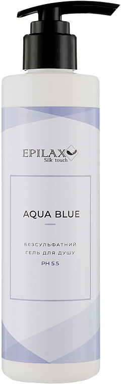 Гель для душу "Aqua Blue" - Epilax Silk Touch Shower Gel — фото N1
