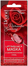 Парфумерія, косметика Ліфтинг-маска для обличчя з червоним вином і трояндою - Lirene Romantic Evening Lifting Mask