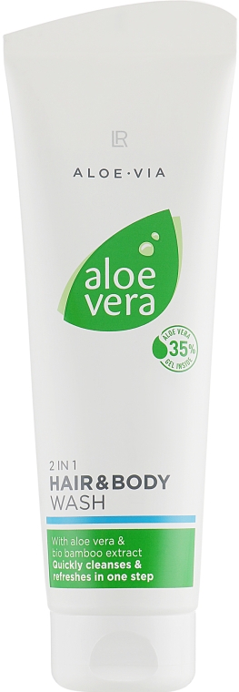 Шампунь для волосся і тіла  - LR Health & Beauty Aloe Vera 2 in 1 Hair&Body Wash — фото N1
