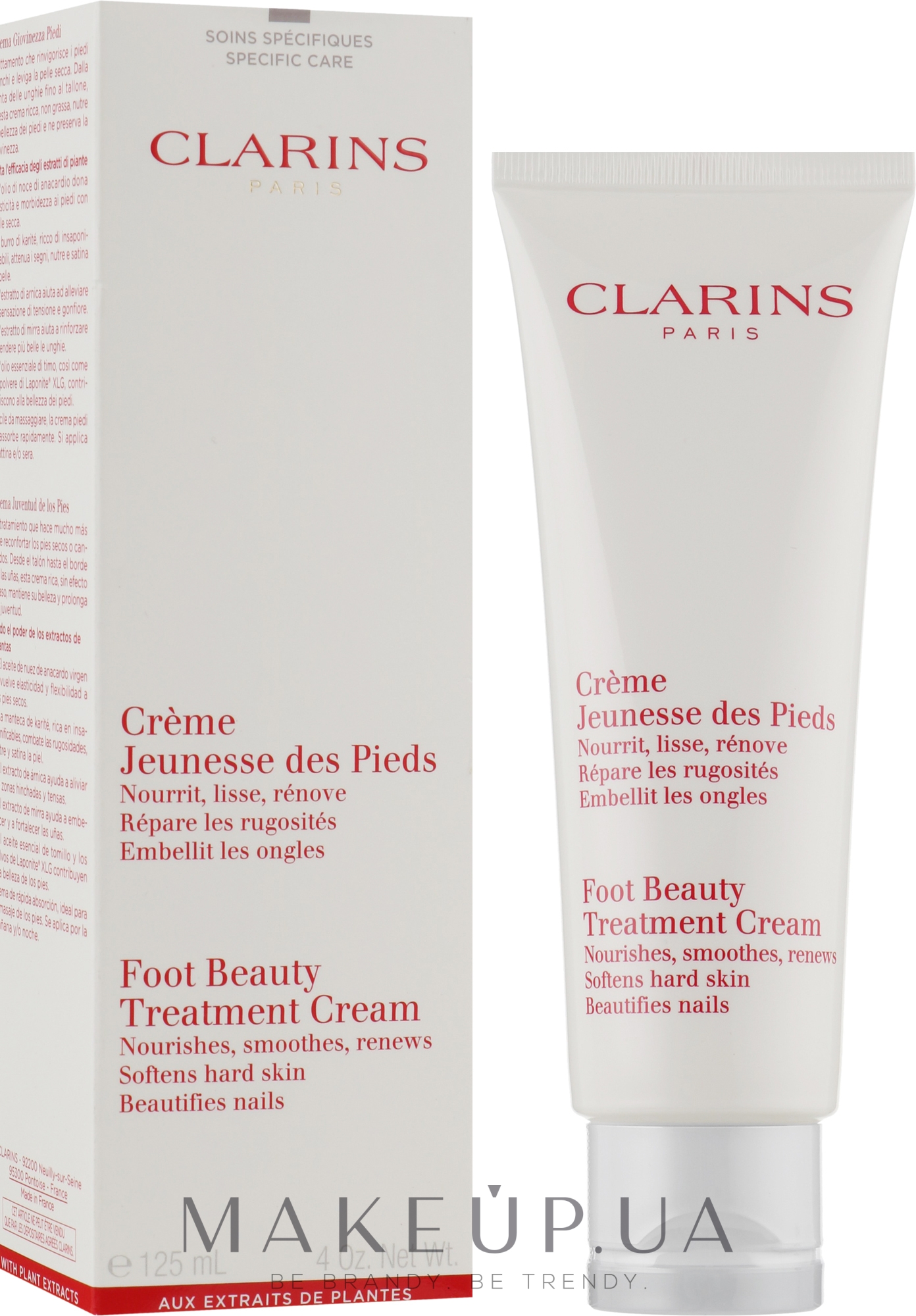 Крем "Молодость ног" - Clarins Foot Beauty Treatment Cream — фото 125ml