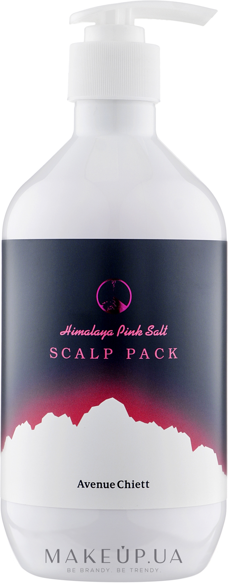 Освежающая маска для кожи головы с гималайской солью - PL Avenue Chiett Himalaya Pink Salt Scalp Pack — фото 500ml