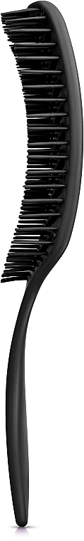 Продувная расческа для волос, черная - MAKEUP Massage Air Hair Brush Black — фото N3