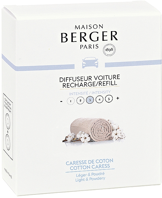 Maison Berger Cotton Caress - Набір (cer/tabl/2pcs) — фото N1