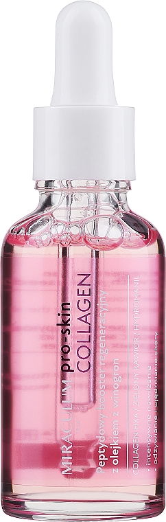 Восстанавливающий пептидный бустер с виноградным маслом - Miraculum Collagen Pro-Skin Peptide Booster — фото N2