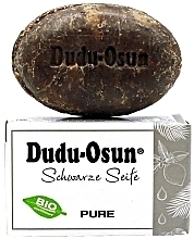 Органическое черное мыло, без запаха - Dudu-Osun Black Soap Pure — фото N1