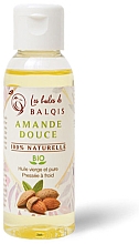 Духи, Парфюмерия, косметика Масло сладкого миндаля первого отжима - Les Huiles De Balquis Amande Douce 100% Organic Virgin Oil