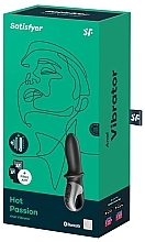 Анально-вагинальный вибратор, черный - Satisfyer Hot Passion Connect App — фото N4