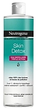 Духи, Парфюмерия, косметика Мицеллярная вода - Neutrogena Skin Detox EAU Micellaire Triple Action 