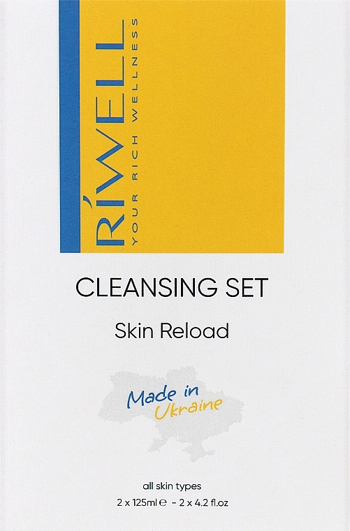 Набор "Двухэтапное очищение" - Riwell Skin Reload Cleansing Set (Oil/125ml + f/gel/125ml) — фото N1