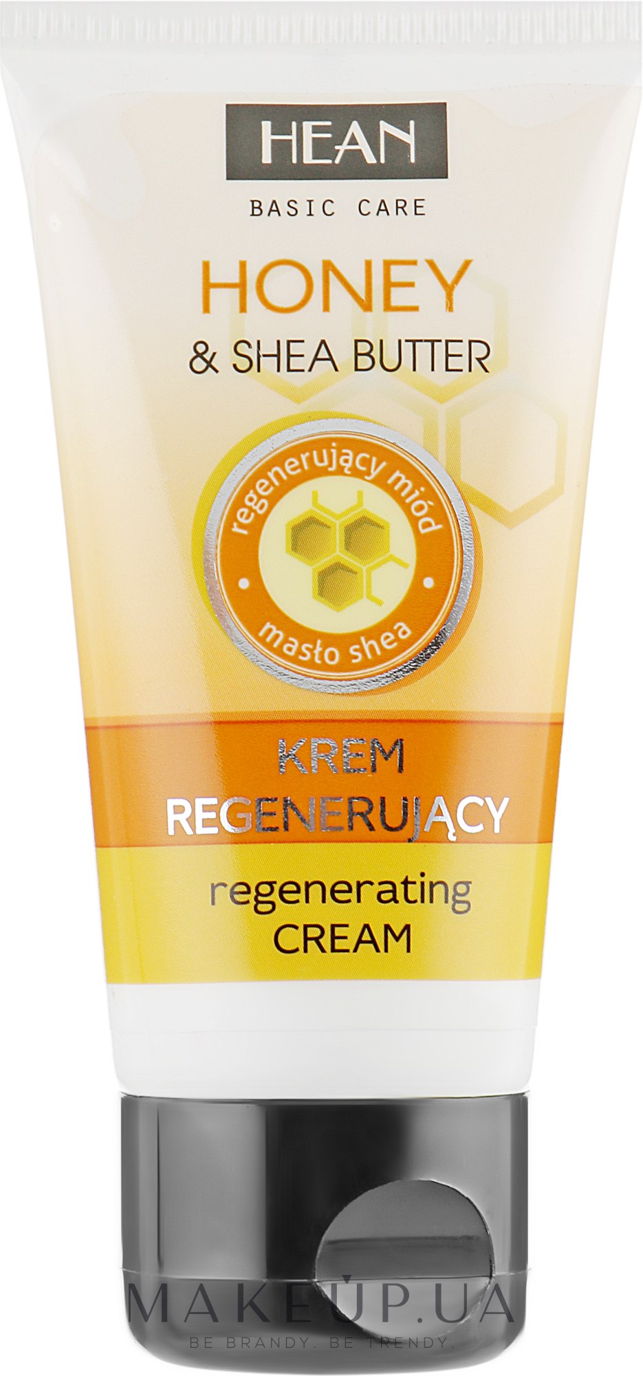 Восстанавливающий крем для лица - Hean Basic Care Honey & Shea Butter Regenerating Cream — фото 50ml