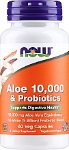 Духи, Парфюмерия, косметика Пищевая добавка "Алоэ вера и пробиотики" - Now Foods Aloe & Probiotics