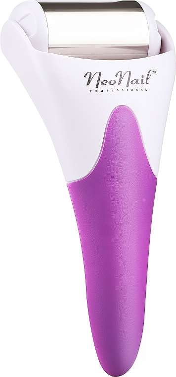 Ролик с пластиковым валиком, фиолетовый - Neonail Professional Ice Roller — фото N1