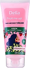 Парфумерія, косметика Крем для обличчя та тіла з ароматом полуниці - Delia Fruit Me Up! Face & Body Cream 2in1 Strawberry Scented