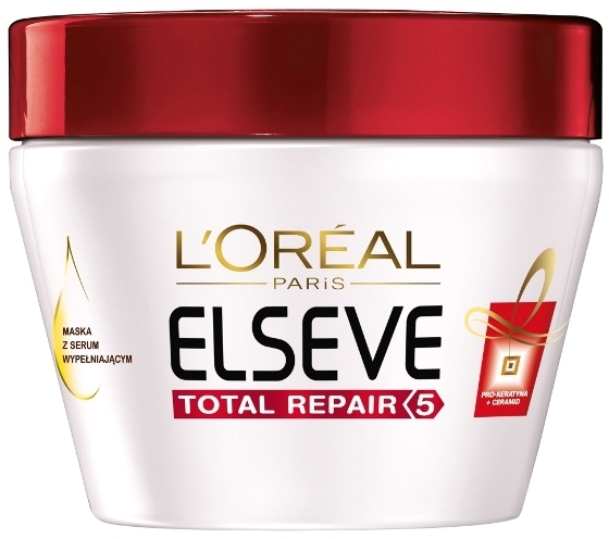 Восстанавливающая маска для волос - L'Oreal Paris Elseve Total Repair 5 Mask  — фото N1