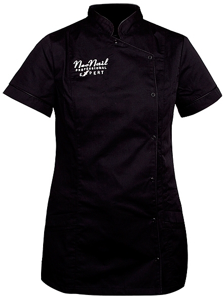 Парикмахерский фартук, M, черный - NeoNail Professional NeoNail Apron Black — фото N1