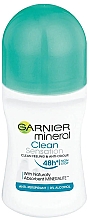 Духи, Парфюмерия, косметика Шариковый антиперспирант - Garnier Mineral Clean Sensation Roll On