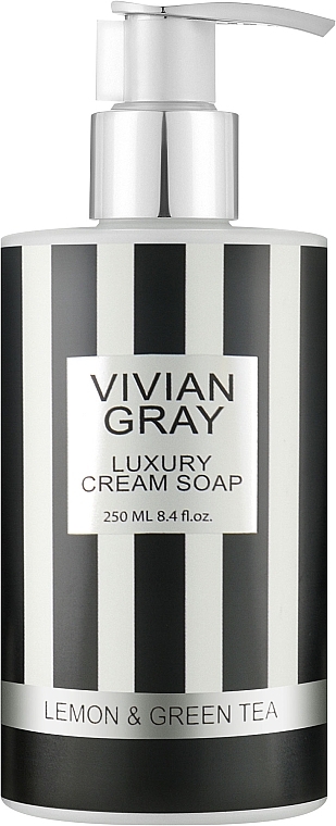 Крем-мило для рук - Vivian Gray Lemon & Green Tea Luxury Cream Soap — фото N1
