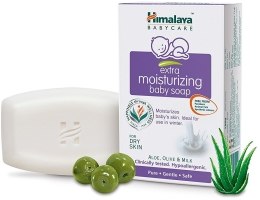 Парфумерія, косметика УЦІНКА Мило дитяче "Олива-Алое-Молоко" - Himalaya Herbals Moisturizing Baby Soap*