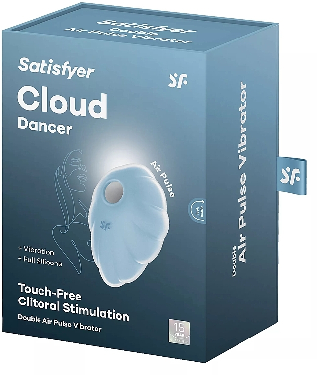 Вакуумний стимулятор - Satisfyer Cloud Dancer Blue — фото N2