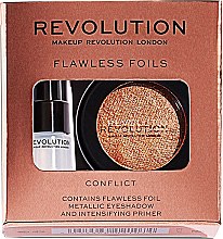 Духи, Парфюмерия, косметика Набор - Makeup Revolution Flawless Foils (eyeshadow/2g + primer/2ml)