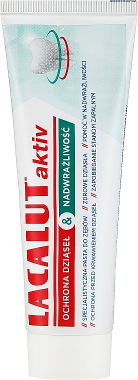 Зубна паста "Захист ясен і чутливість зубів" - Lacalut Activ