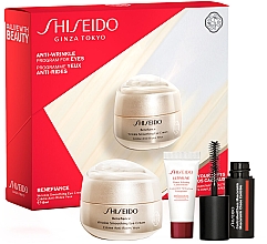 Парфумерія, косметика Набір - Shiseido Benefiance Wrinkle Smoothing Eye Set (eye/cr/15ml + eye/con/5ml + masc/4ml)