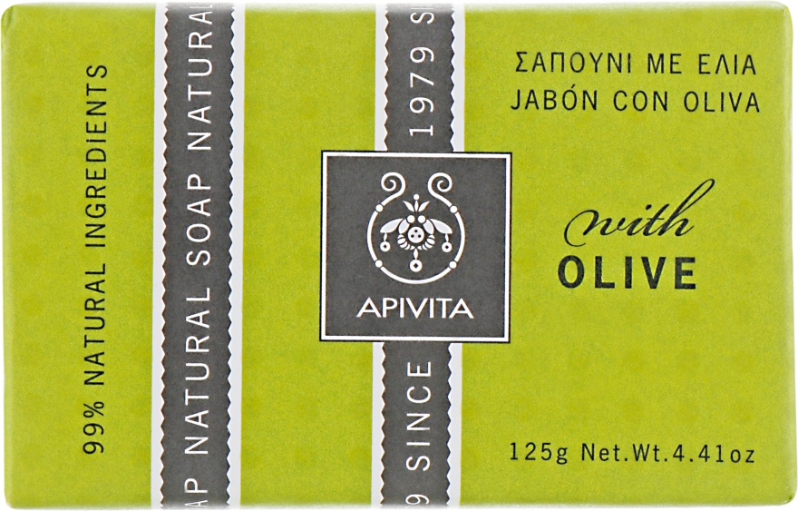 Мыло "Оливки" - Apivita Natural Soap with Olive