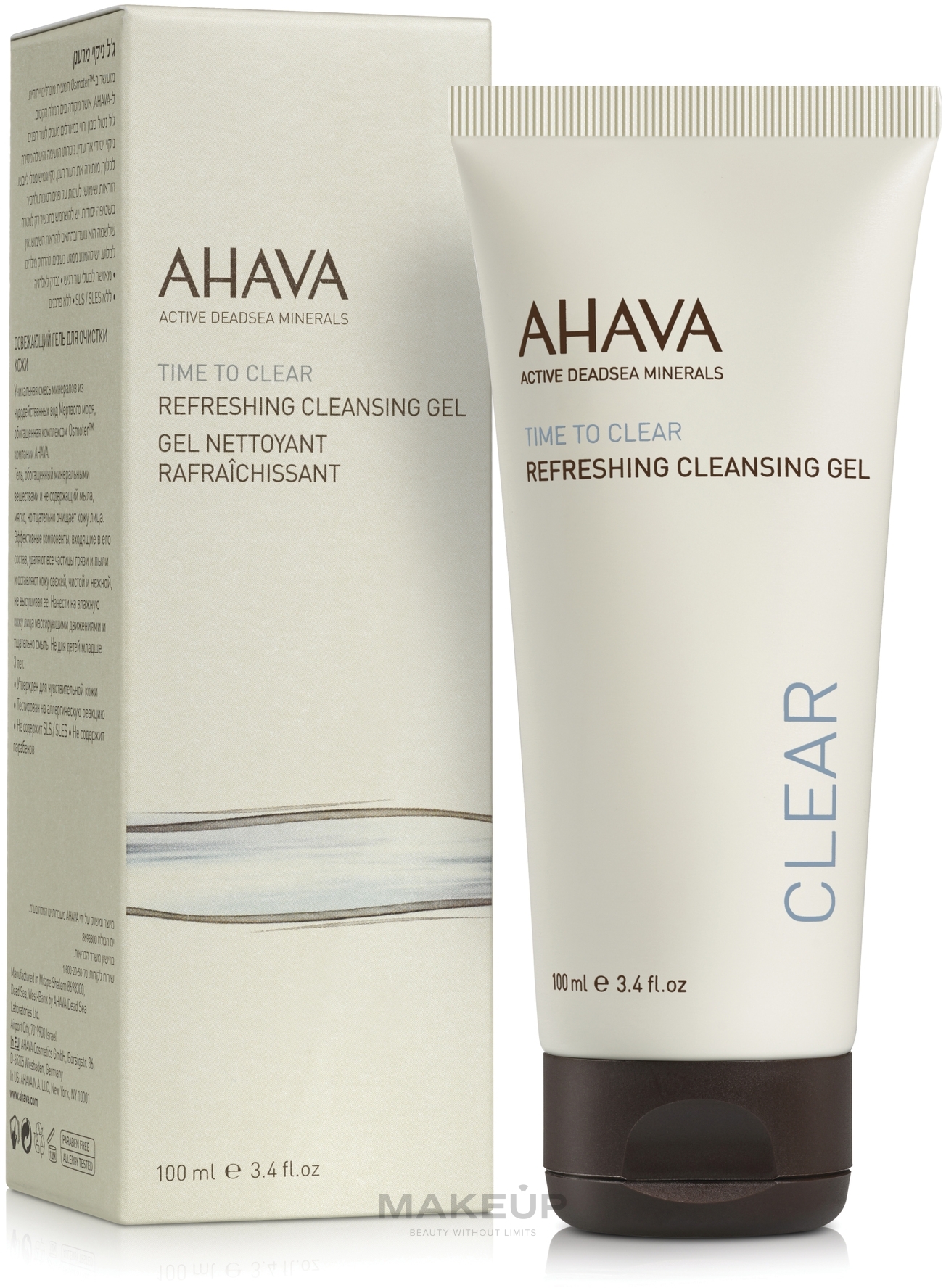 УЦІНКА Очищувальний гель для обличчя - Ahava Time to Clear Refreshing Cleansing Gel * — фото 100ml