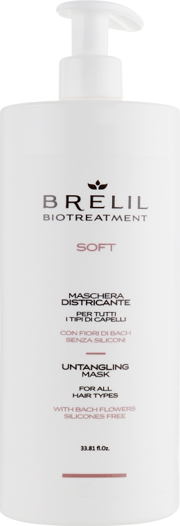 Маска для неслухняного волосся - Brelil Bio Treatment Soft Untangling Mask — фото N3