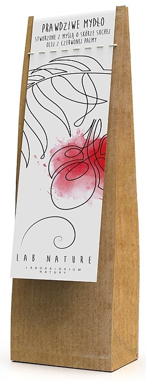 Мило для сухої шкіри з червоною пальмовою олією - Lab Nature — фото N1