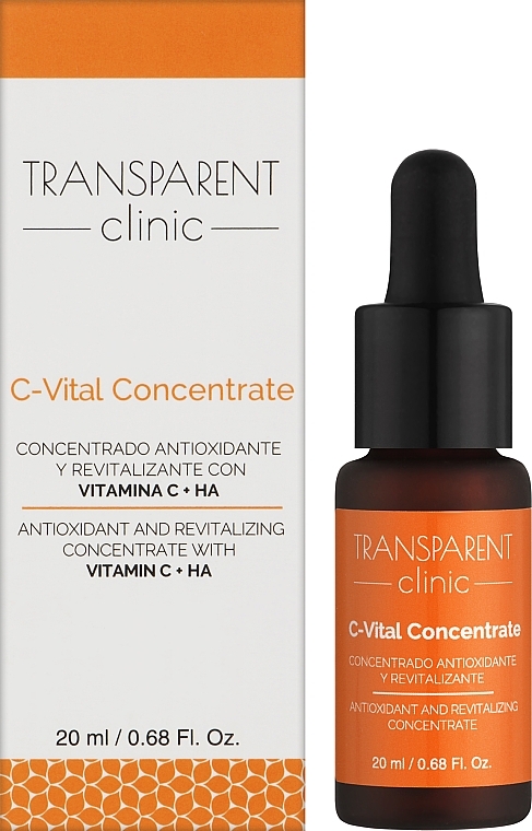 Концентрат для обличчя з вітаміном C - Transparent Clinic C-Vital Concentrate — фото N2