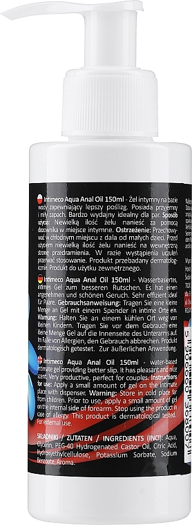 Олія на водній основі  - Intimeco Aqua Anal Oil — фото N2