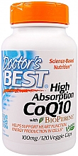 Духи, Парфюмерия, косметика Коэнзим Q10 высокой абсорбации, капсулы - Doctor's Best High Absorption CoQ10 with BioPerine 100 mg, 120 Veggie Caps