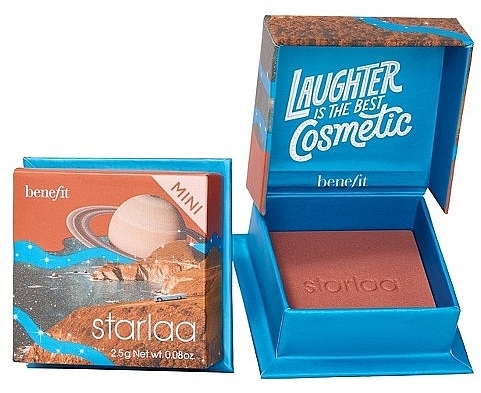 Рум'яна для обличчя - Benefit Cosmetics Starlaa Rosy Bronze Blush Mini (міні) — фото N1