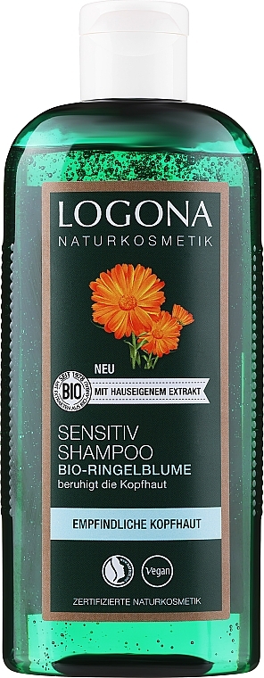 Шампунь для сухої чутливої шкіри голови - Logona Hair Care Sensitive Shampoo Organic Acacia