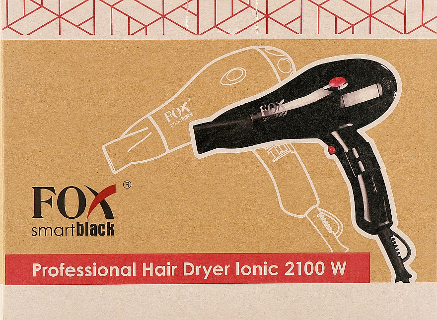 Фен для волосся з іонізацією - Fox Smart 2100 W — фото N4