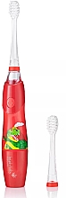 Парфумерія, косметика Електрична зубна щітка "Flashing Fun" 3+, динозавр - Brush-Baby KidzSonic Electric Toothbrush