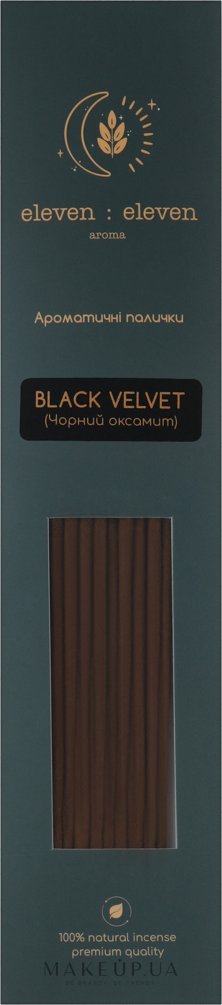 Аромапалички "Чорний оксамит" - Eleven Eleven Aroma Black Velvet — фото 10шт