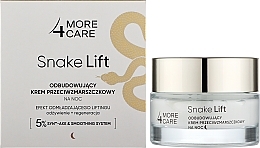 Відновлювальний нічний крем для обличчя - More4Care Snake Lift Rebuilding Anti-Wrinkle Night Cream — фото N2