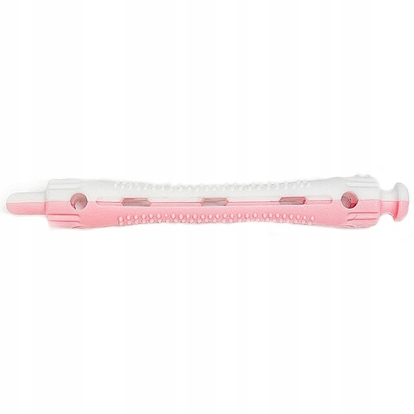 Бигуди-коклюшки для холодной завивки, длина 7 см, d7 мм, бело-розовые, 12 шт - Xhair — фото N2
