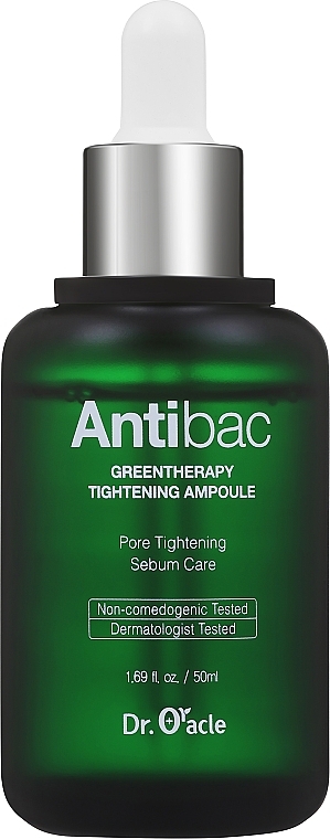 Антибактеріальна сироватка для звуження пор - Dr.Oracle Antibac Green Therapy Tightening Ampoule — фото N1