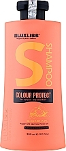Шампунь для захисту кольору фарбованого волосся - Luxliss Color Protect Shampoo — фото N1