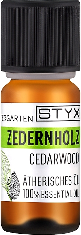 Ефірна олія кедрового дерева - Styx Naturcosmetic Essential Oil Cedarwood — фото N1