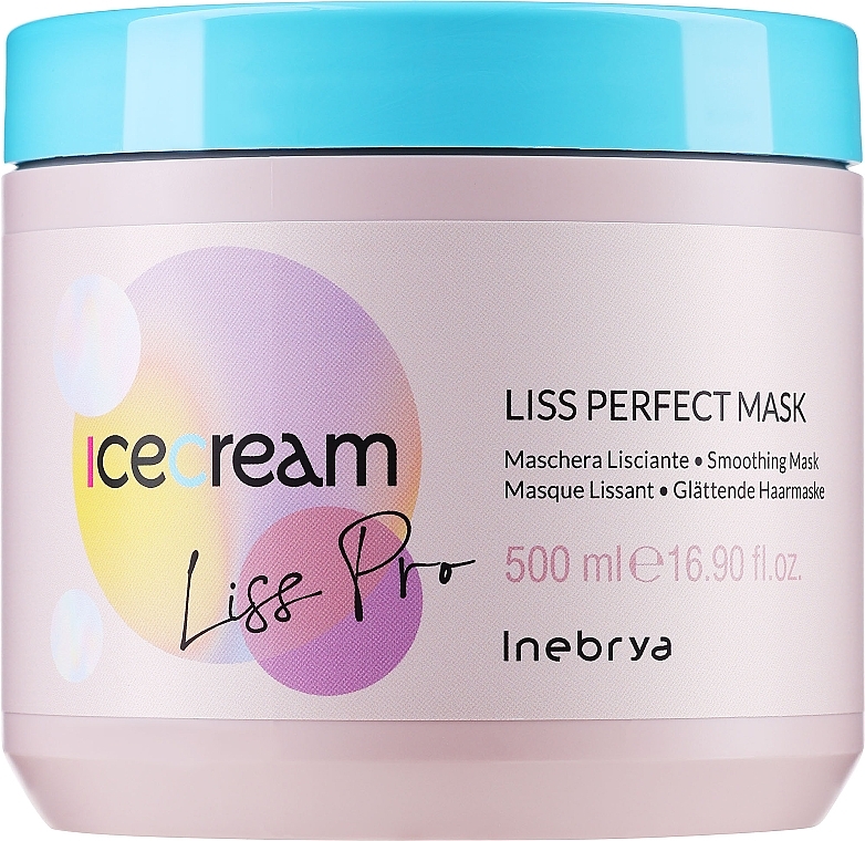 Маска для жестких и непослушных волос - Inebrya Ice Cream Liss-Pro Liss Perfect Mask